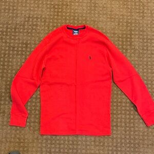 Polo by Ralph Lauren Men's Vibrant Red Crewneck Sweater